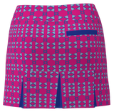 AB SPORT Women's Martini Print Back Pleat Golf Skirt - MART4JS