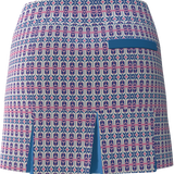 AB SPORT Women's Mosaic Print Back Pleat Golf Skirt BSKG05-MOS1H