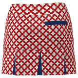 AB SPORT Women's Mosaic Print Back Pleat Golf Skirt BSKG05-MOWRWS