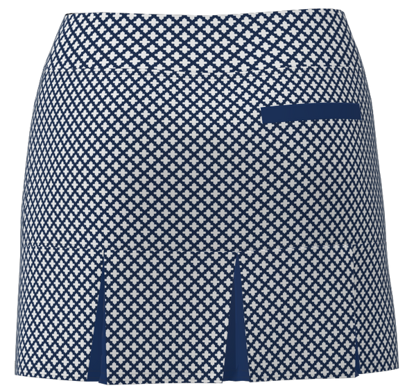 AB SPORT Women's Mosaic Print Back Pleat Golf Skirt - MOSWNSN