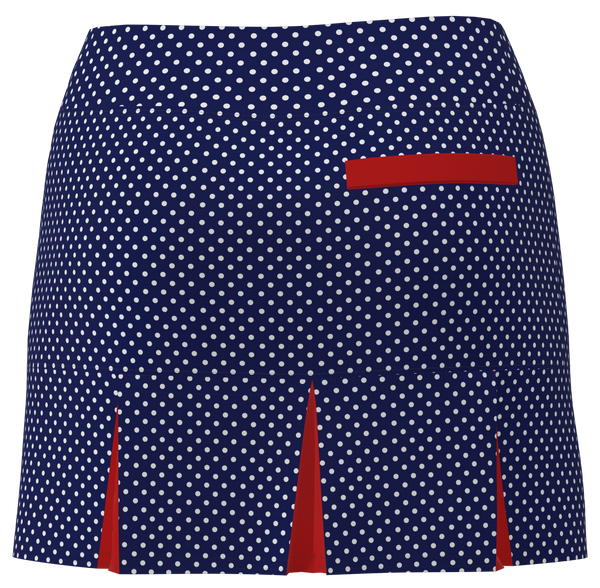 AB SPORT Women's Polka Dot Print Golf Skort  BSKG05-NPDR