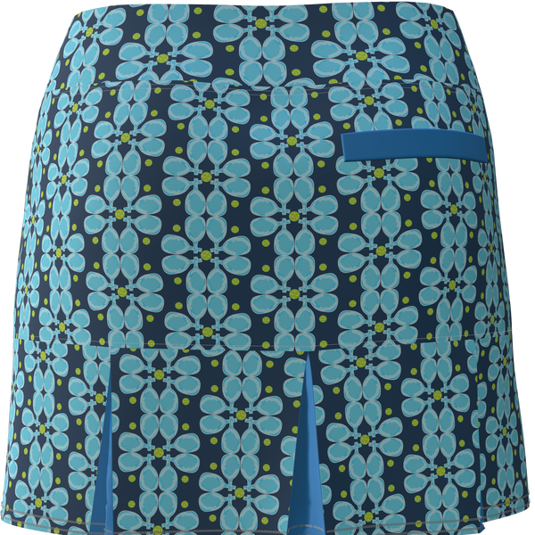 AB Sport Women's Pickleball Print Back Pleat Golf Skirt BSKG05-PICKB_4BU