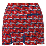 AB SPORT Women's Golf Skort BSKG05-SFBRWB FISHING BOAT PRINT - ABSport
