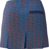 University of Virginia Print Women's Back Pleat Golf Skirt - UVA4CN