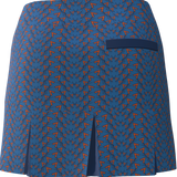 University of Virginia Print Women's Back Pleat Golf Skirt - UVA5CN