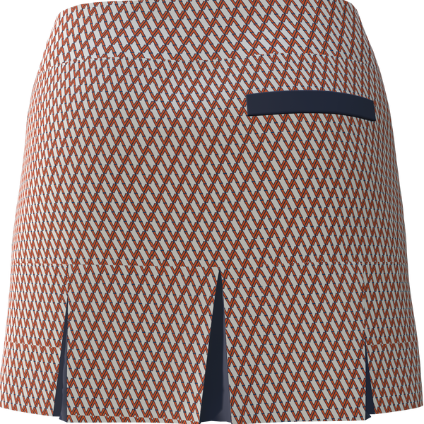 University of Virginia Print Women's Back Pleat Golf Skirt - UVA6AB