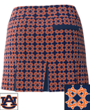 Auburn TigersS AU Print Back Pleat Golf Skirt BSKG05-AU_1BNVOR