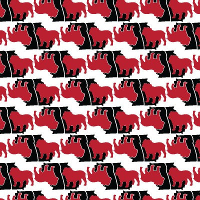 Bulldog & State of Georgia Print Women's Jacket JK01GA-BDOG_1A