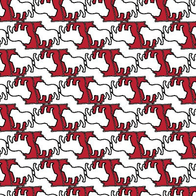 Bulldog & State of Georgia Print Back Pleat Skirt BSKG05-BDOG_1F