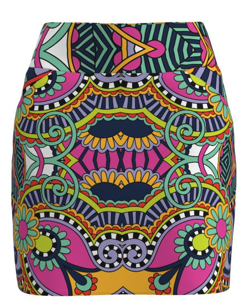 AB Sport Women's Carnival Print Golf Skirt BSKG01-CAR