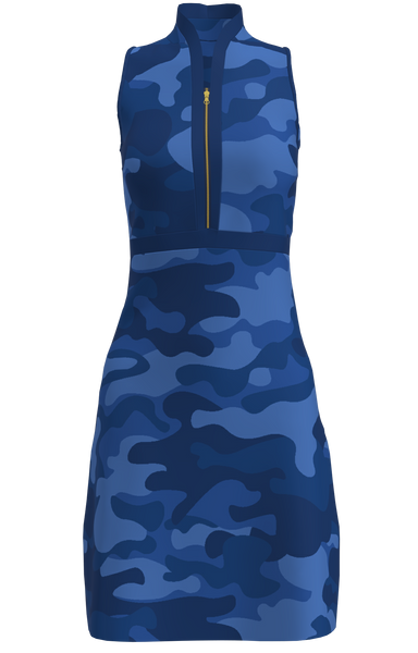 AB SPORT Women's Camo Navy Golf Dress GD001-CAMONV