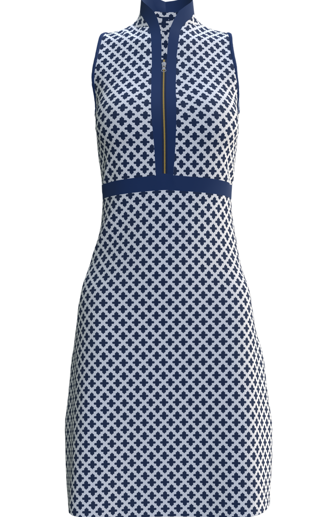 blue and white golf dress Sexy Golf Dresses