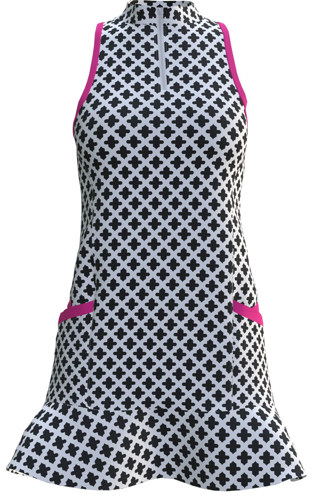 AB Sport Women's Mosaic Print Golf Dress ABSport AB Sport Women's Mosaic Print Golf Dress ABSport