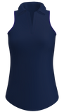 UV 40+ Navy Royal Racerback Sleeveless Polo - ABSport