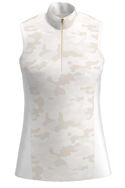 AB SPORT Women's Camo Print Sleeveless Golf Top GP03-CAMO