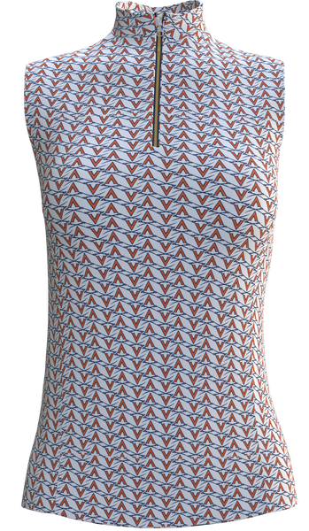 University of Virginia Print Women's Sleeveless Golf Top GP04-UVA1A