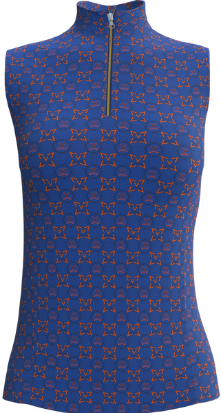 University of Virginia Print Women's Sleeveless Golf Top GP04-UVA2F