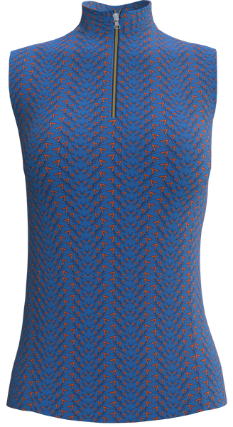University of Virginia Print Women's Sleeveless Golf Shirt GP04-UVA5C