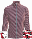 Bulldog & State of Georgia Print Women's Jacket JK01GA-BDOG_1A