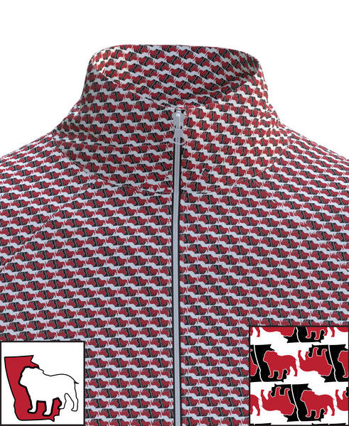 Bulldog & State of Georgia Print Women's Jacket JK01GA-BDOG_1A
