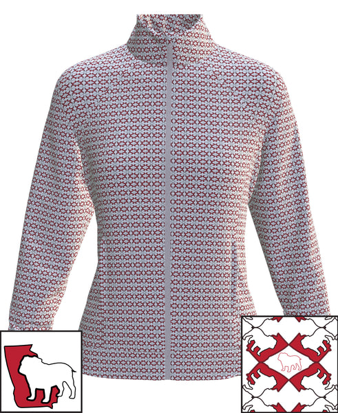Bulldog & State of Georgia Print Women's Jacket JK01GA-BDOG_2E
