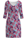 AB Sport Women's Crab Print Resort Dress LD001-CRABP