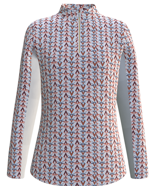 University of Virginia Print Women's Long Sleeve Sun Shirt LS01-UVA4A