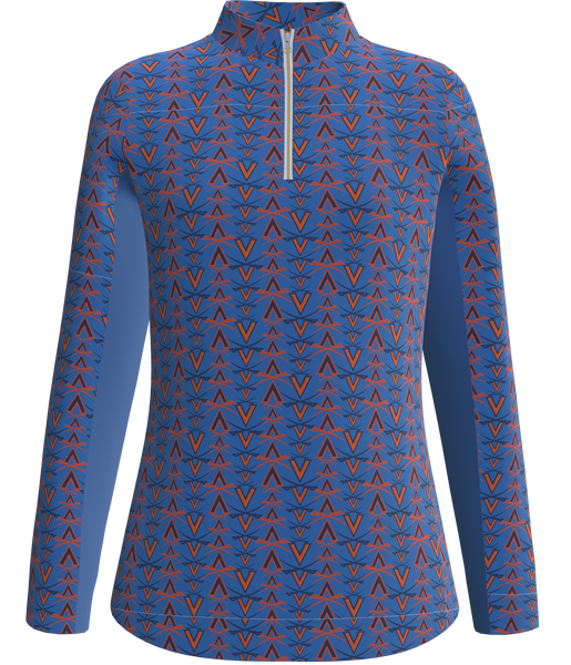 University of Virginia Print Women's Long Sleeve Sun Shirt LS01-UVA4C