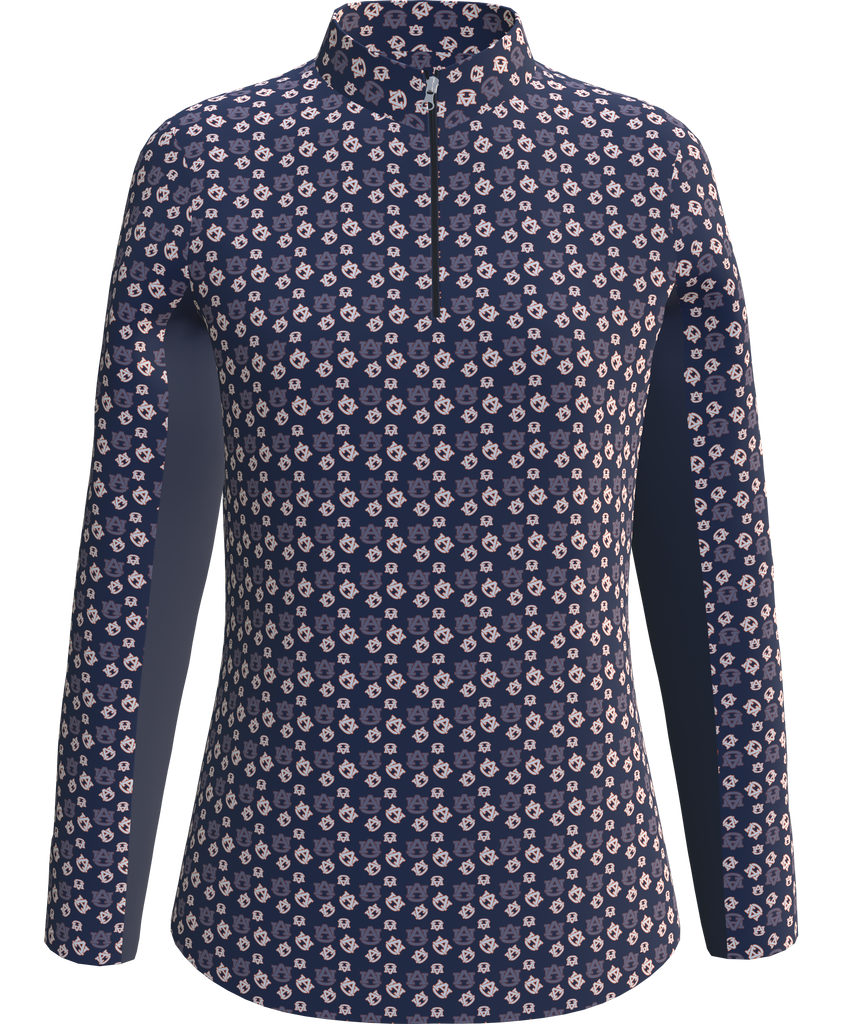 Auburn Tigers AU Print Women's Long Sleeve Sun Shirt LS01-AU_3D – ABSport