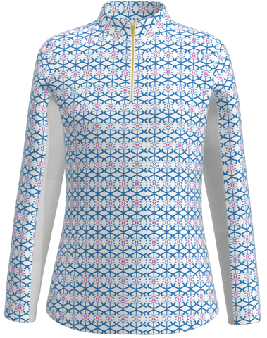 Granite Golf Club Print Women's UV40 Long Sleeve Sun Shirt LS01-GGC1A