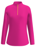 AB SPORT Women's UV40 Sun Protection Shirt LS01-ROSA