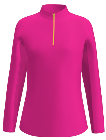 AB SPORT Women's UV40 Sun Protection Shirt LS01-ROSA