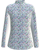 AB SPORT Women's Sailboats Print Long Sleeve Sun Shirt LS01-SAILW