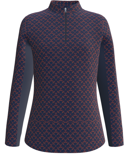 University of Virginia Print Women's Long Sleeve Sun Shirt - UVA3B