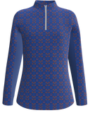 University of Virginia Print Long Sleeve Sun Shirt LS01-UVA2F