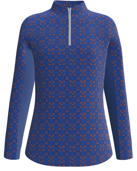 University of Virginia Print Long Sleeve Sun Shirt LS01-UVA2F
