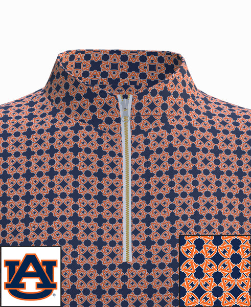 Auburn Tigers Print Women's Long Sleeve Sun Shirt LS01-AU_1E