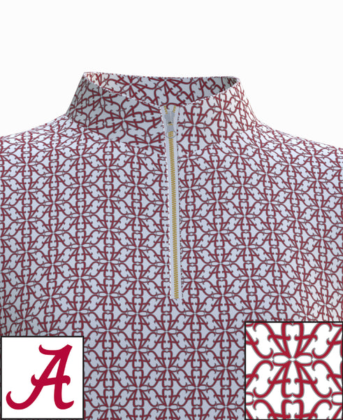 ALABAMA BAMA Print Women's Long Sleeve Sun Shirt LS01AL-BAMA_1B