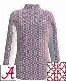 ALABAMA BAMA Print Women's Long Sleeve Sun Shirt LS01AL-BAMA_1B