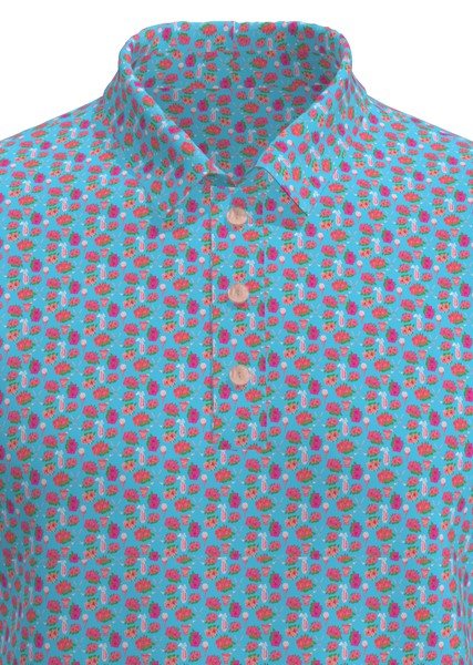 AB SPORT Azalea Print Men's Polo Shirt MP01-AZALEA_ABS_2