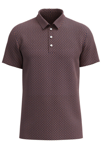 Auburn University Print Men's Polo Shirt - MP01-AUBAU_2D
