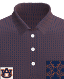 Auburn Tigers Print Men's Polo Shirt - MP01-AUBAU_1BNVOR