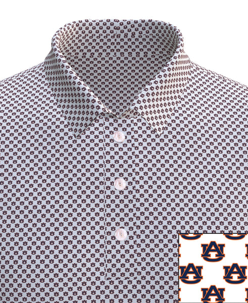 Auburn University Print Men's Polo Shirt - MP01-AUBAU_2A