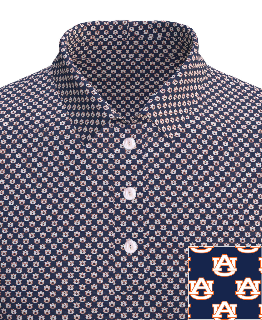 Auburn University Print Men's Polo Shirt Auburn University Print Men's Polo Shirt