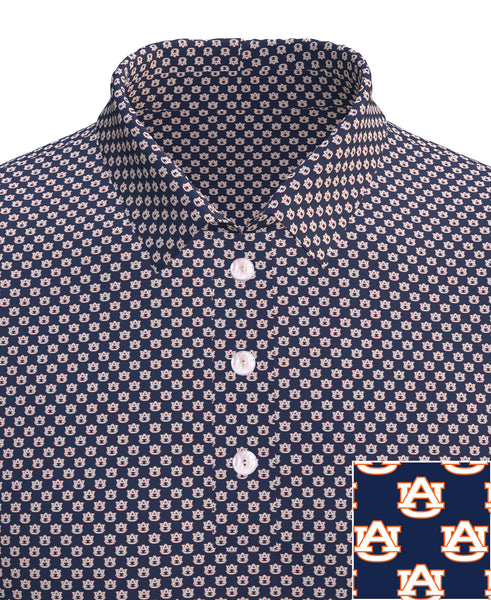 Auburn University Print Men's Polo Shirt - MP01-AUBAU_2B