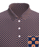 Auburn University Print Men's Polo Shirt - MP01-AUBAU_2D