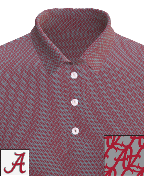 ALABAMA BAMA  Print Men's Polo Shirt MP01-UABAMA_2B