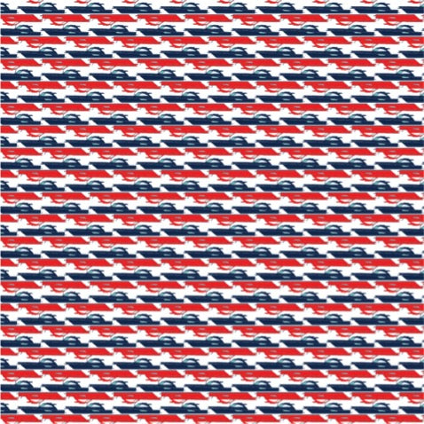 AB Sport Women's Red Navy Boat Print Kick Pleat Golf Skirt bskg04-reb