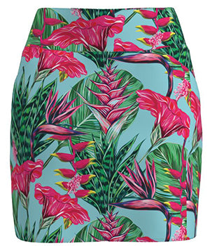 AB SPORT Summer Garden Print Front Pocket Golf Skirt-SUG