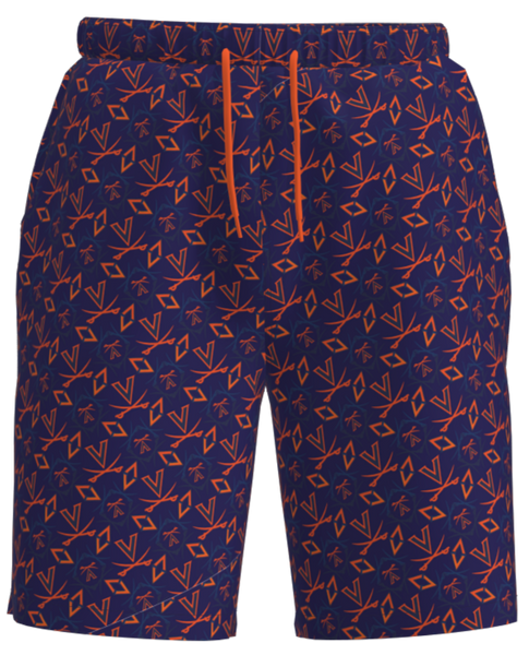 University of Virginia Print Men's Swim Trunks SWM01-UVA3E